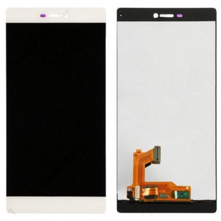 Display + Touch Screen per Huawei P8 bianco GRA-L09