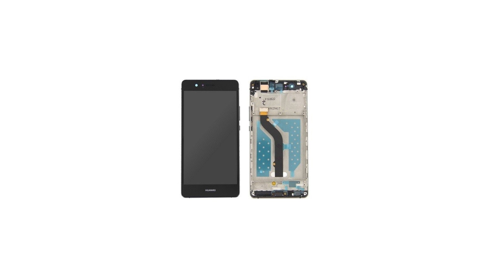 Display + Touch Screen + Frame per Huawei P9 Lite VNS-L31 L23 nero