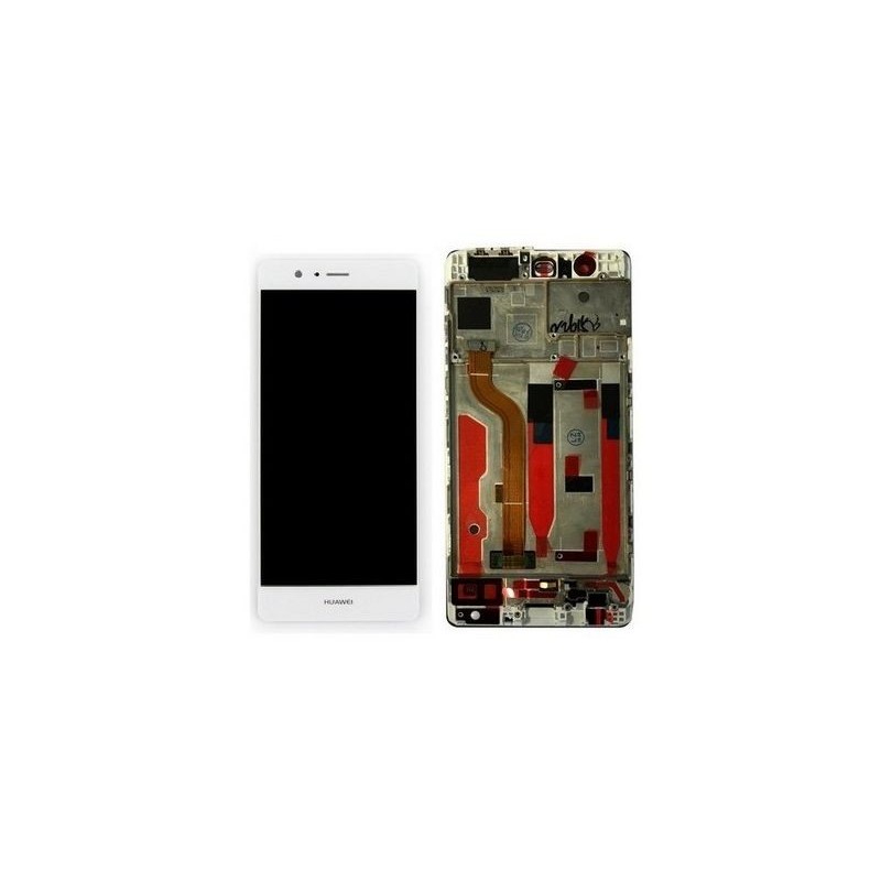 Display + Touch Screen + Frame per Huawei P9 Lite VNS-L31 L23 bianco