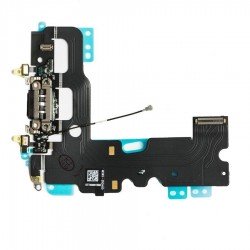Flat connettore ricarica Apple iPhone 7 completo di microfono antenna nero