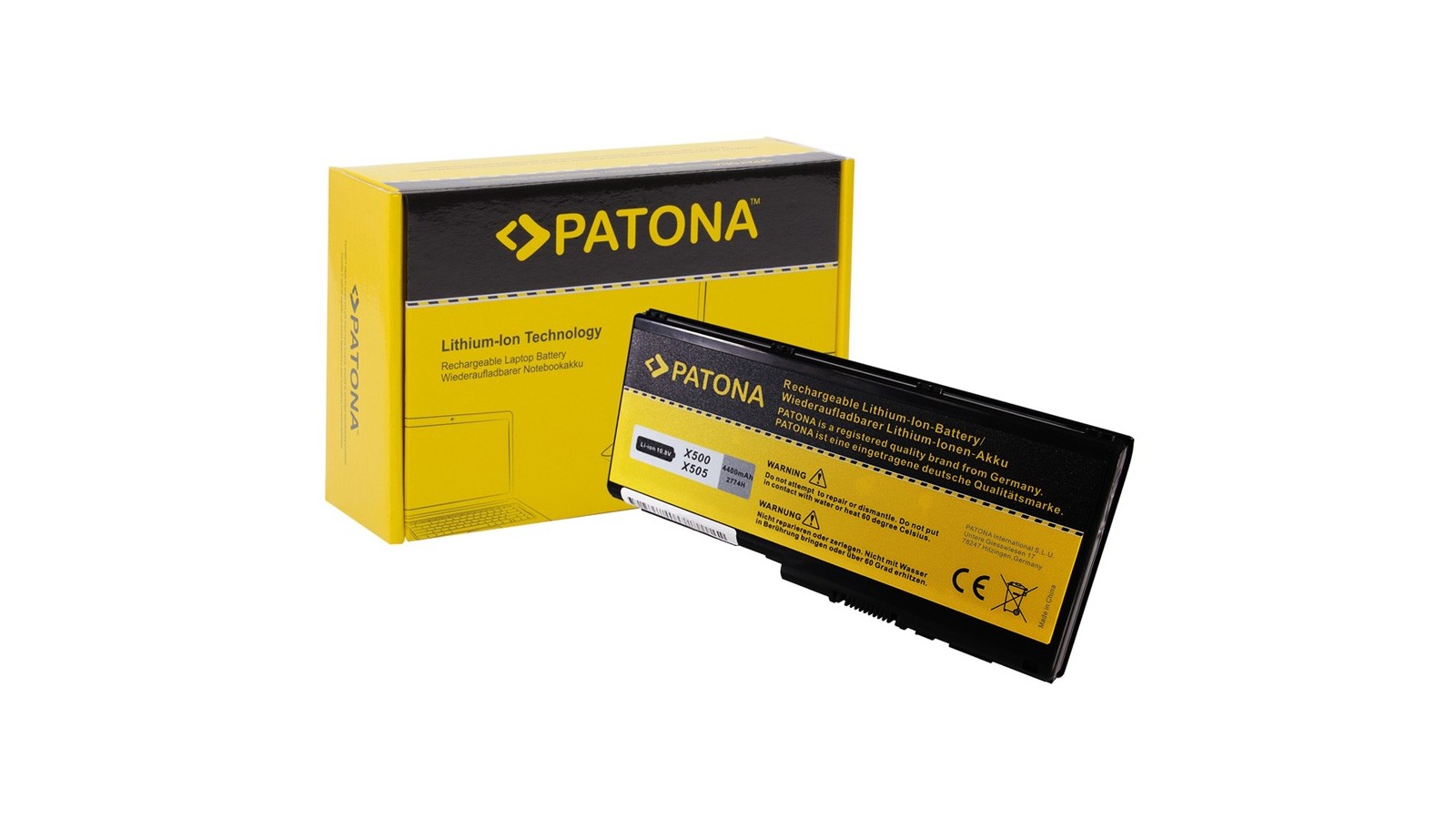 Batteria compatibile con Toshiba Satellite P500 PA3729U PA3730 PA3730U-1BAS PA3730U-1BRS PABAS207