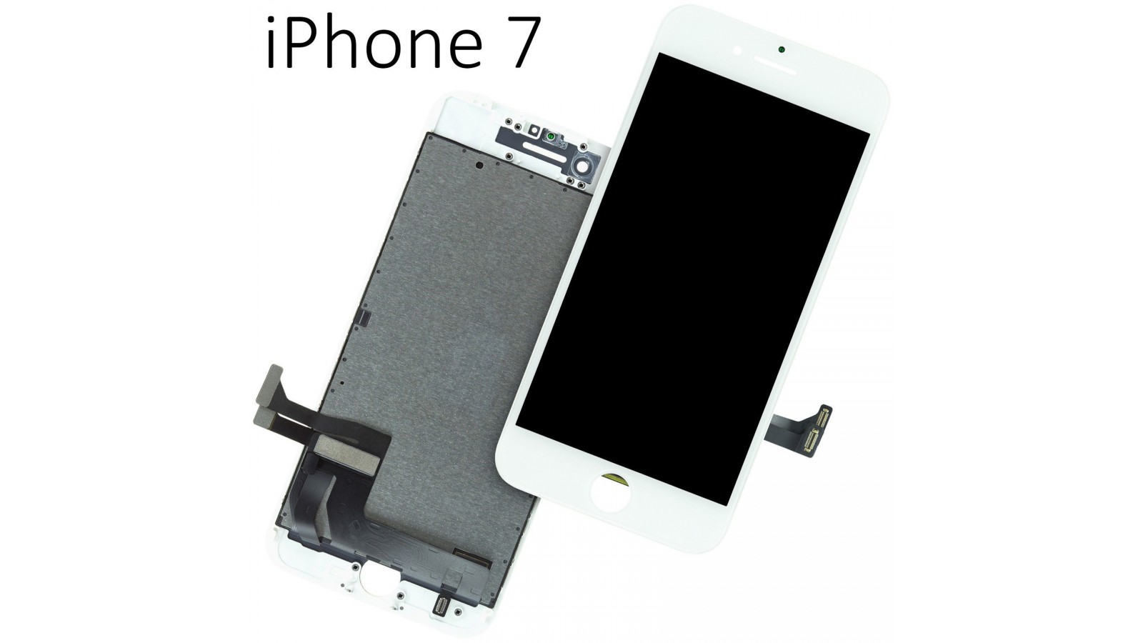 Display Lcd per Apple Iphone 7 bianco completo di Touch screen e cornice 