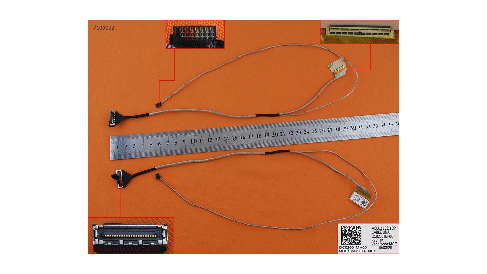 Cavo Flat display compatibile con Lenovo IdeaPad DC02001MH00