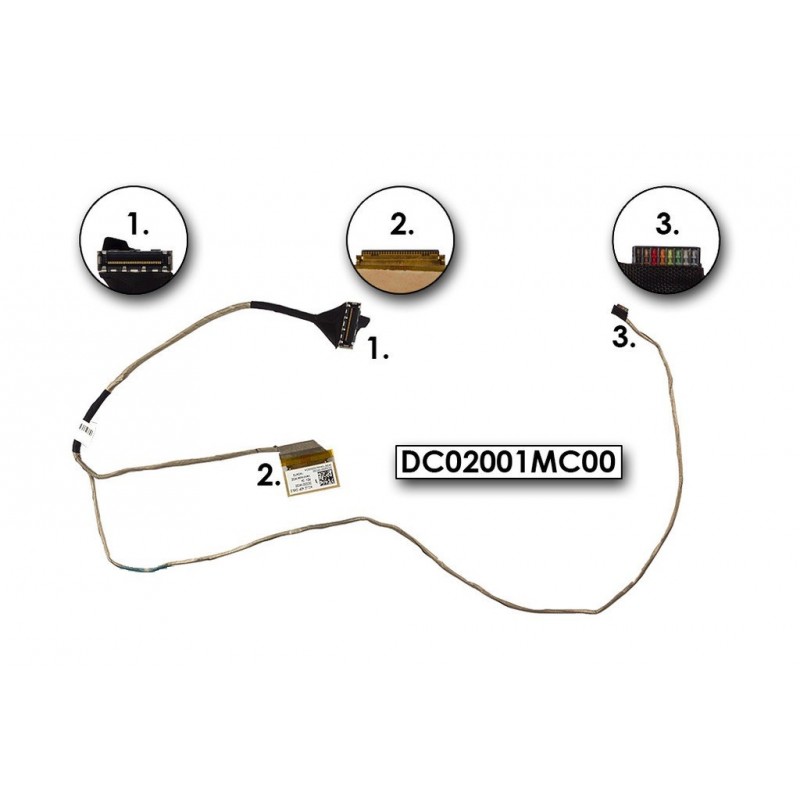 Cavo Lcd Compatibile con Lenovo IdeaPad G50-30 G50-45 G50-70 Z50-45 Z50-70 DC02001MC00