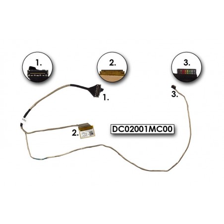 Cavo Lcd Compatibile con Lenovo IdeaPad G50-30 G50-45 G50-70 Z50-45 Z50-70 DC02001MC00