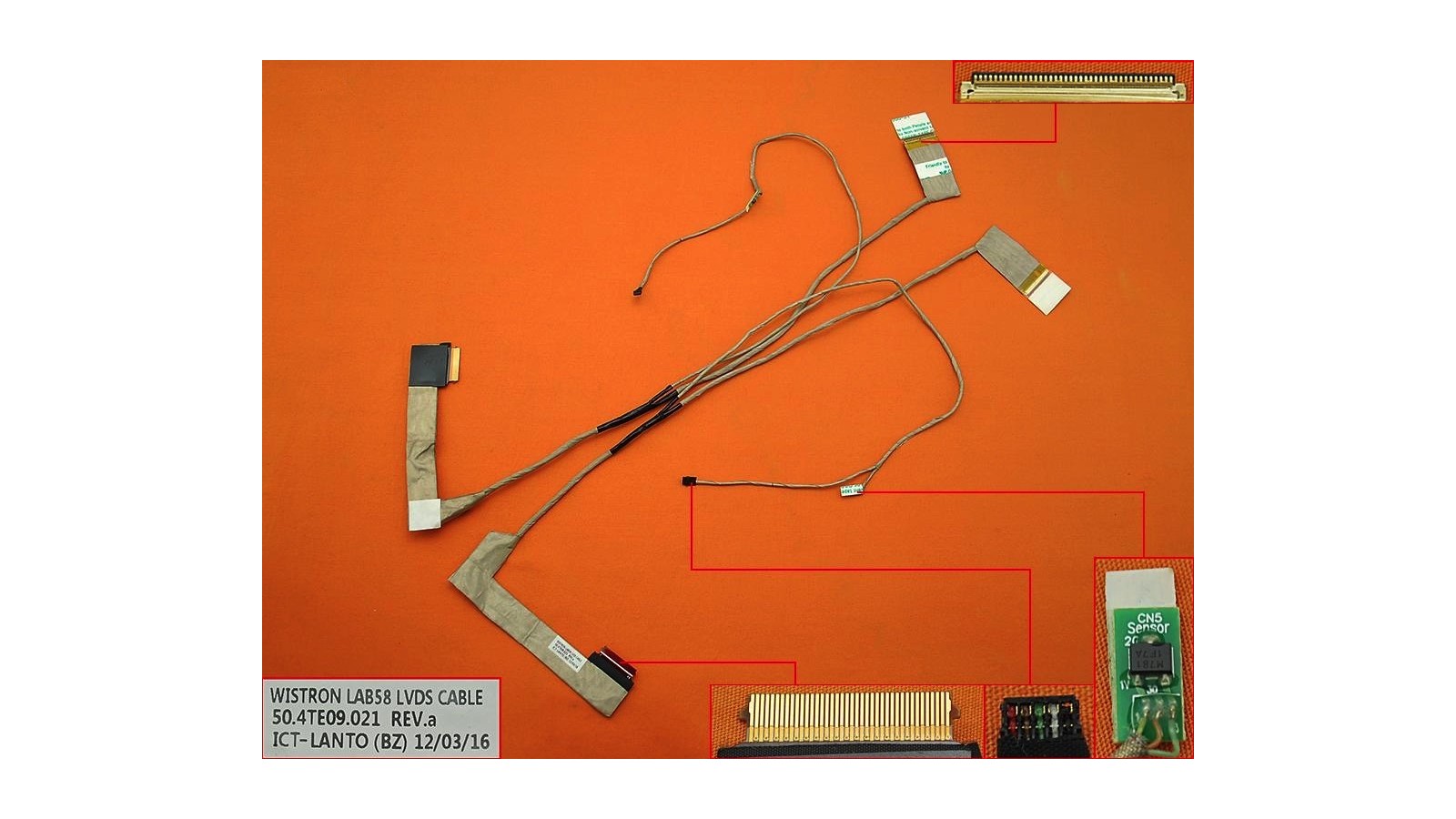 Cavo LCD display compatibile con Lenovo B580 B585 B590 V580 V585 V590 V595 50.4TE09.001