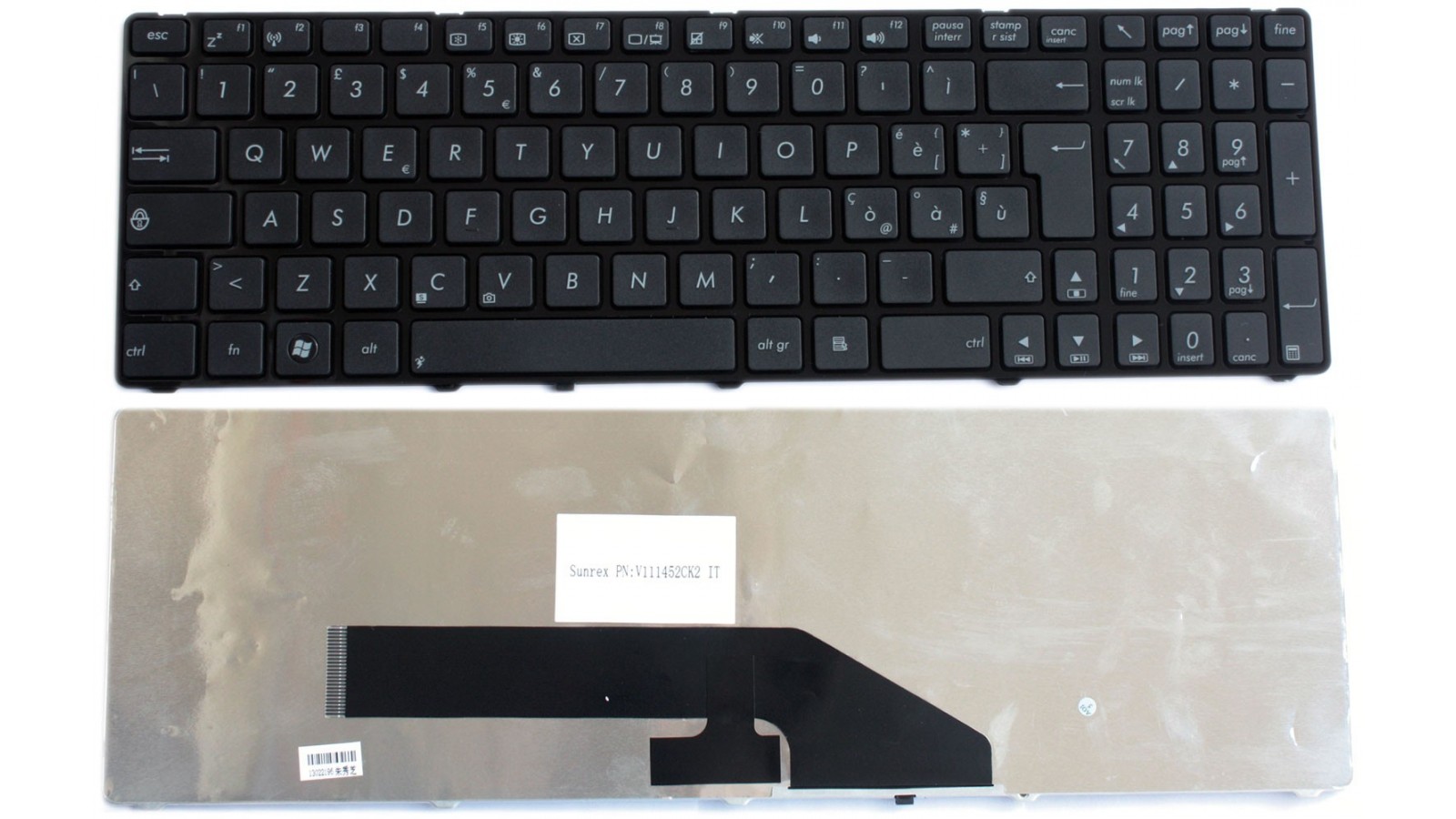 Tastiera italiana compatibile con Asus X70IJ X70IL X70A X70AB X70AC X70IC