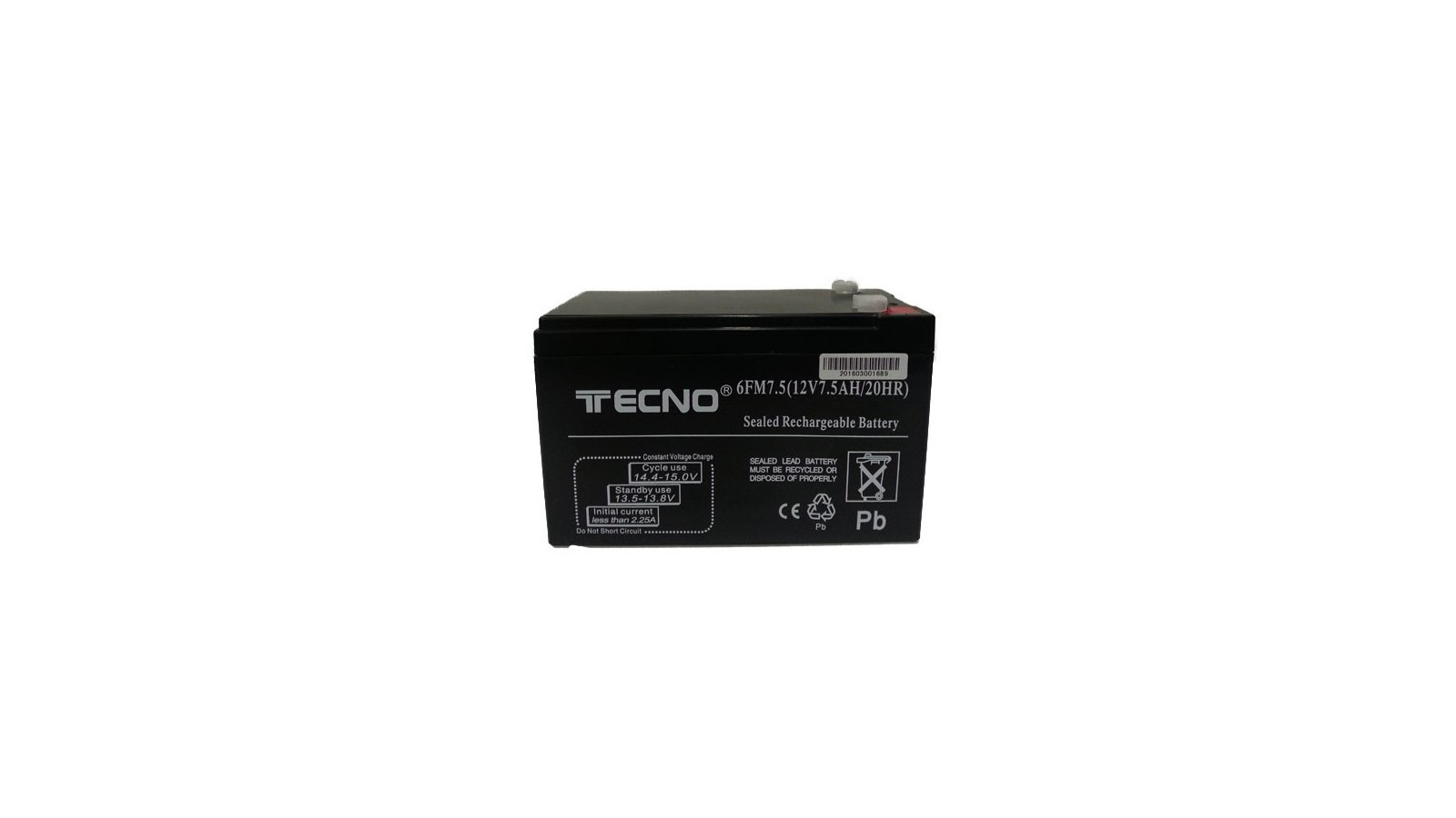 Batteria ermetica al Piombo 12V 7,5A per UPS