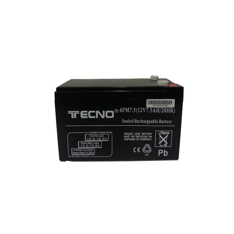 Batteria ermetica al Piombo 12V 7,5A per UPS