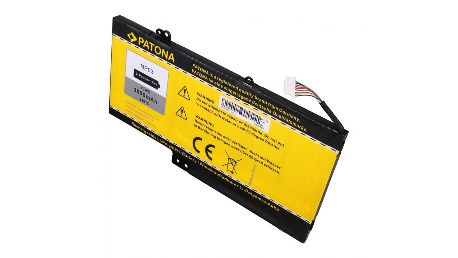 Batteria compatibile con HP NP03XL TPN-Q146 TPN-Q147 TPN-Q148 TPN-Q149