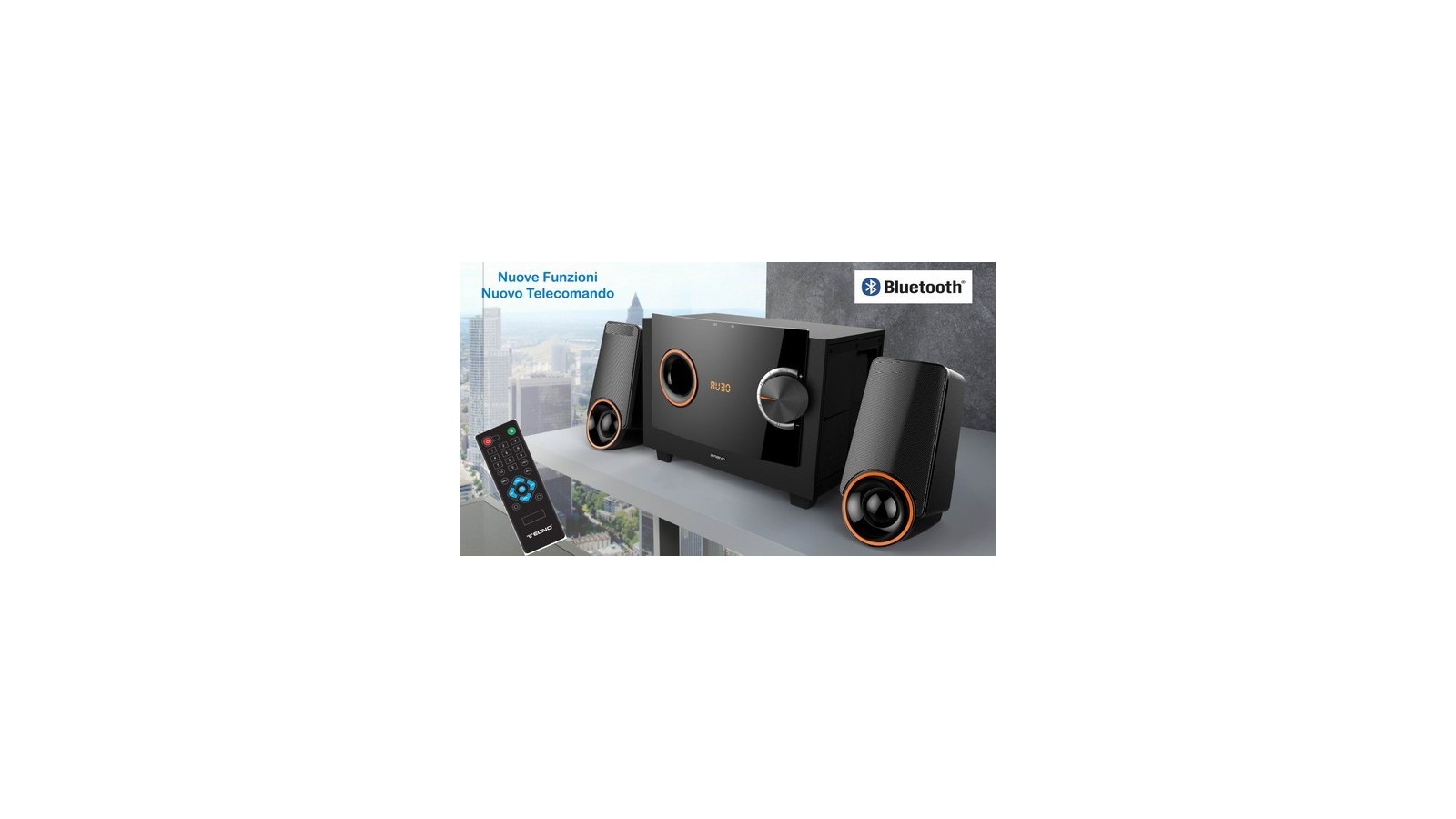 Casse Speaker 2.1 BLUETOOTH - FM - USB - SD﻿