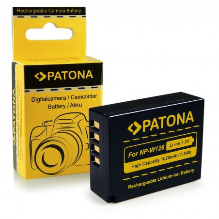 Batteria compatibile con Fuji NP-W126 HS33 EXR Finepix x -Pro 1 HS30 EXR