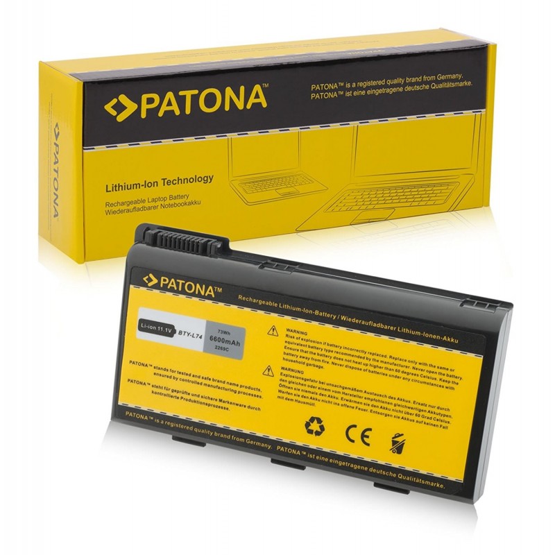 Batteria per BTY-L74 BTY-L75 MS-1682 91NMS17LD4SU1 91NMS17LF6SU1 957-173XXP-101 compatibile