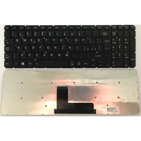 Tastiera Italiana nera compatibile con Toshiba Satellite L50-B L50D-B