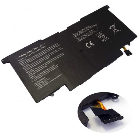 Batteria 6840mAh compatibile con Asus ZenBook UX31 UX31A UX31E