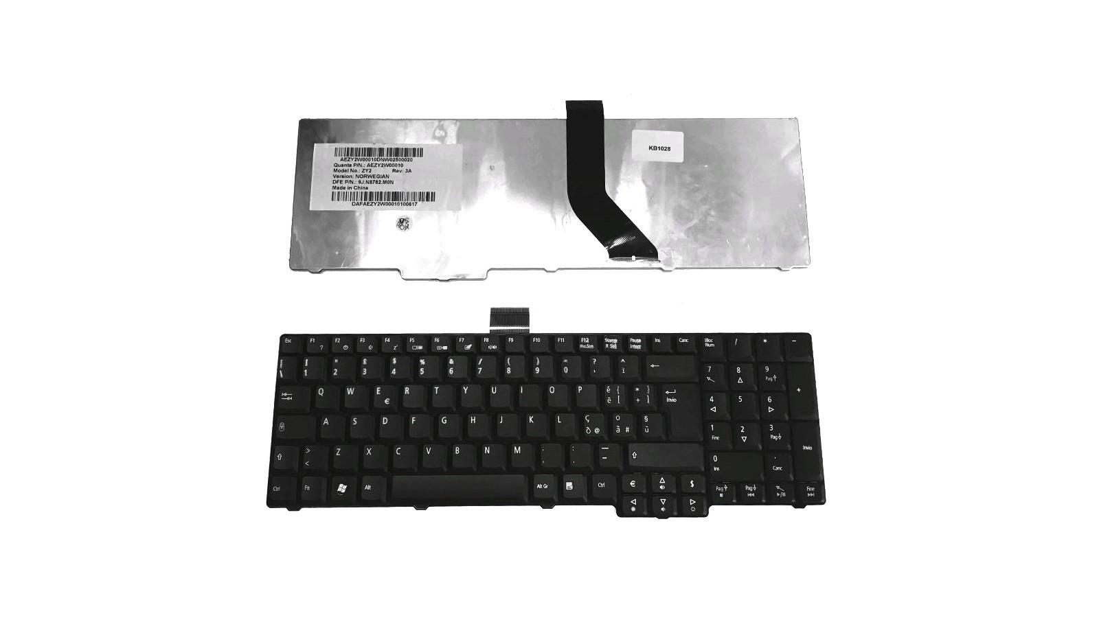 Tastiera italiana per Acer Aspire 7230 7530 7730 8920G 8930G