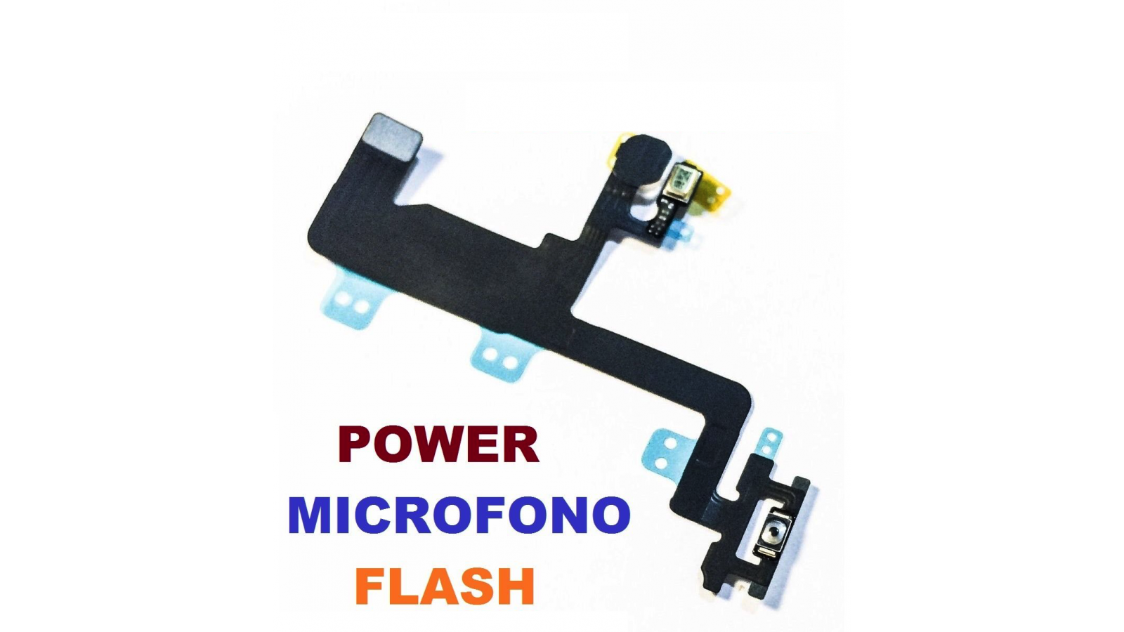 Flex Apple iPhone 6 tasto accensione ON OFF Power + Microfono Secondario e Flash