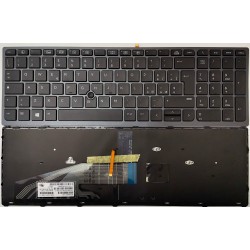 Tastiera italiana per HP ZBook 15 G3, 15 G4 17 G3 p/n PK131C31A13 Retroilluminata