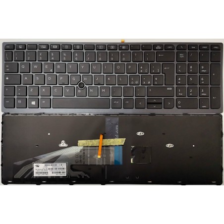 Tastiera italiana per HP ZBook 15 G3, 15 G4 17 G3 p/n PK131C31A13 Retroilluminata