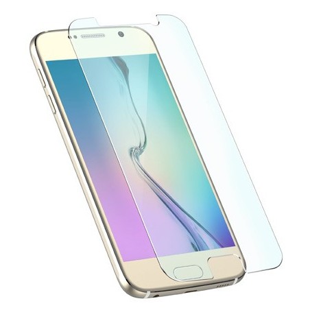Pellicola in vetro temperato per Samsung Galaxy S6 + panno