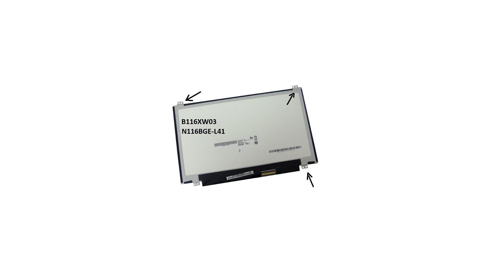 Display Lcd Schermo 11,6" LED Acer C710 Q1VZC Chromebook