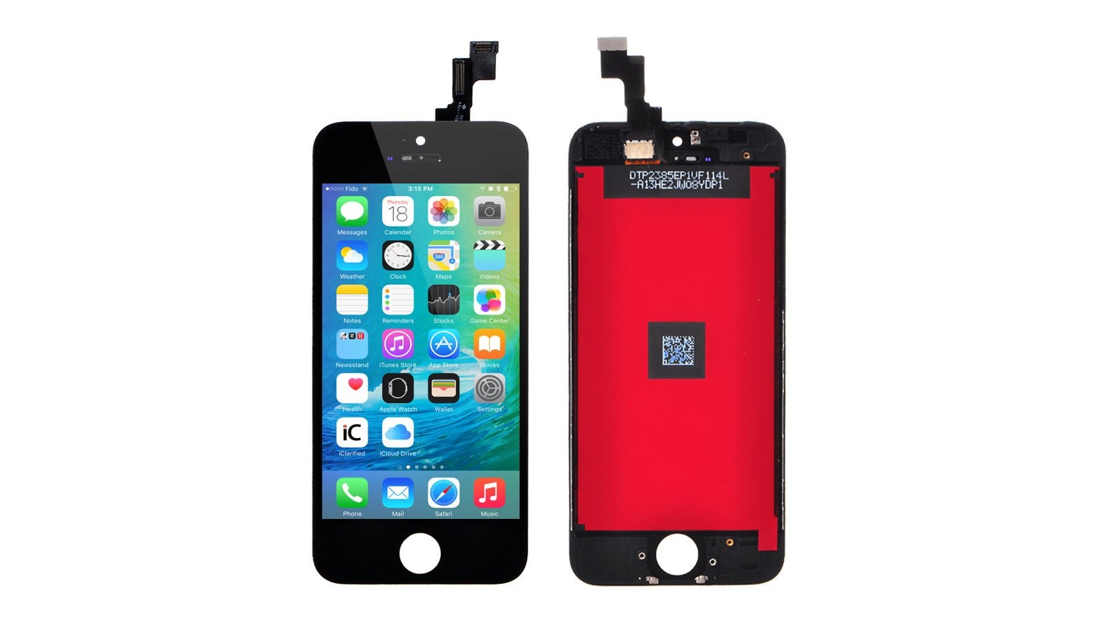 Display Lcd per Apple Iphone 5S completo di Touch screen e cornice frame nero