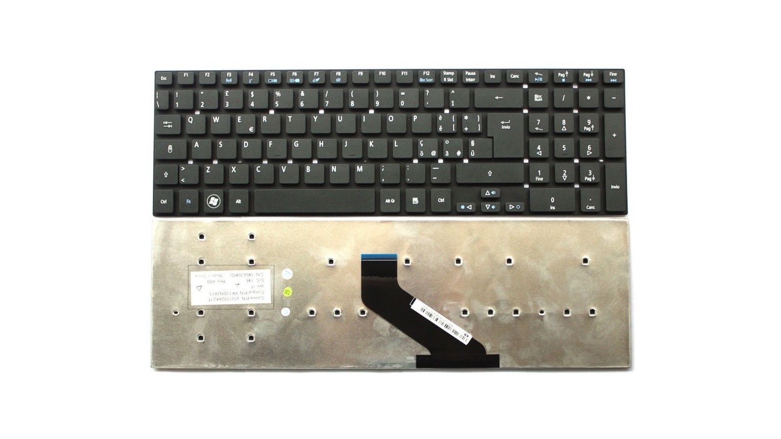 Tastiera italiana compatibile con Acer MP-10K36I0-6981