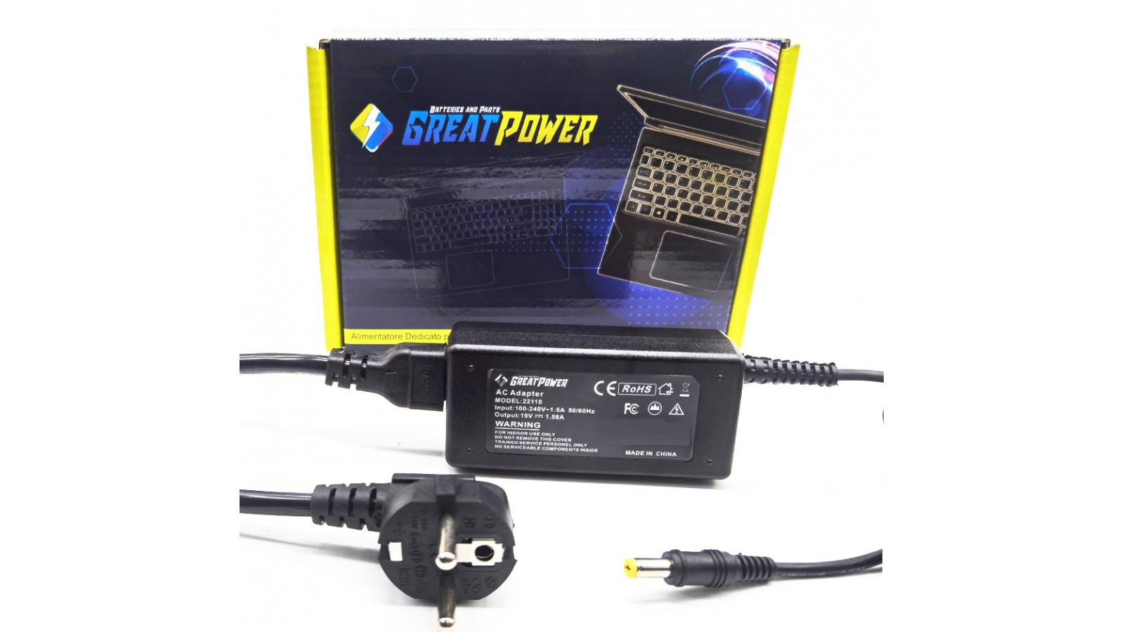 alimentatore caricabatterie Acer Aspire One D250 D255