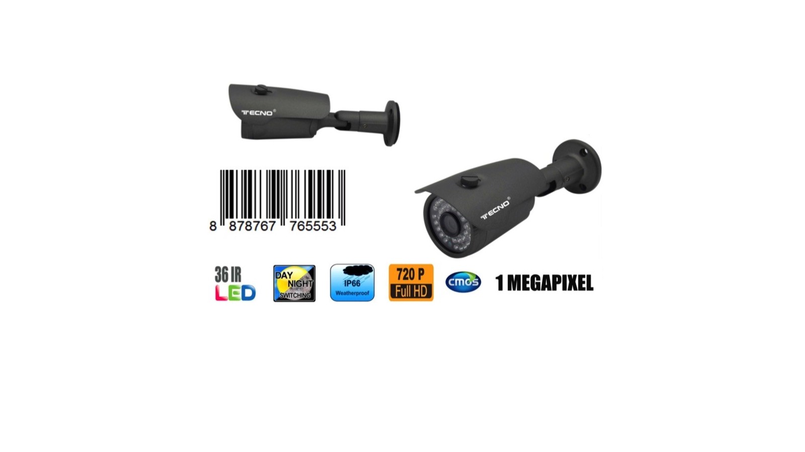 Telecamera 36 Led 1.0 Megapixel