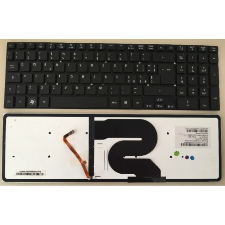 Tastiera italiana compatibile con Acer Aspire Ethos 8951 895G retroilluminata