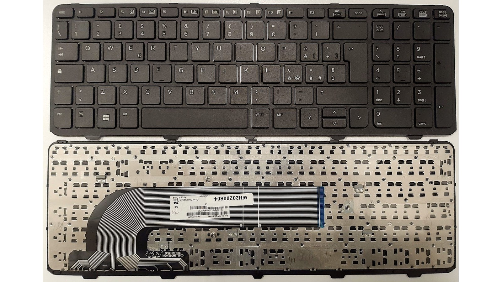 Tastiera italiana per HP ProBook 450 G2 con FRAME CORNICE