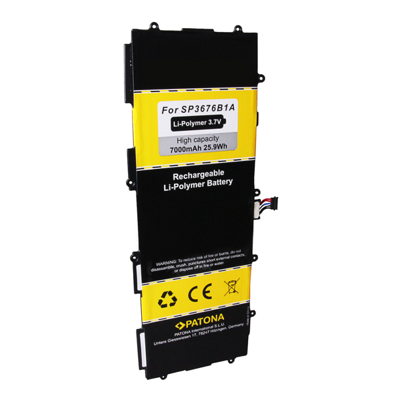 Batteria compatibile con Samsung Galaxy Tab 2 10.1 P5100 P5110 Batteria compatibile con Samsung Galaxy Tab 2 10.1 P5100 P5110