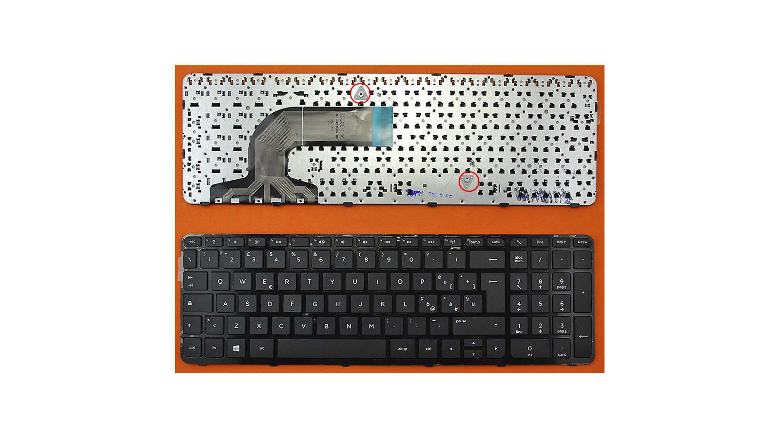 Tastiera italiana compatibile con Hp Pavilion 15-N219SL