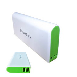 Power bank 12000mAh universale per smartphone e tablet verde