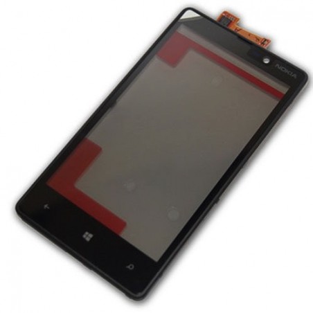 Touch Screen Vetro Nokia Lumia 820 completo cornice frame