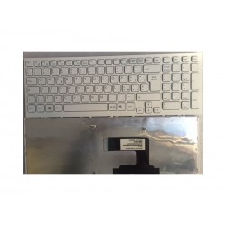 Tastiera compatibile con SONY VPC-EL Serie completa di frame bianca