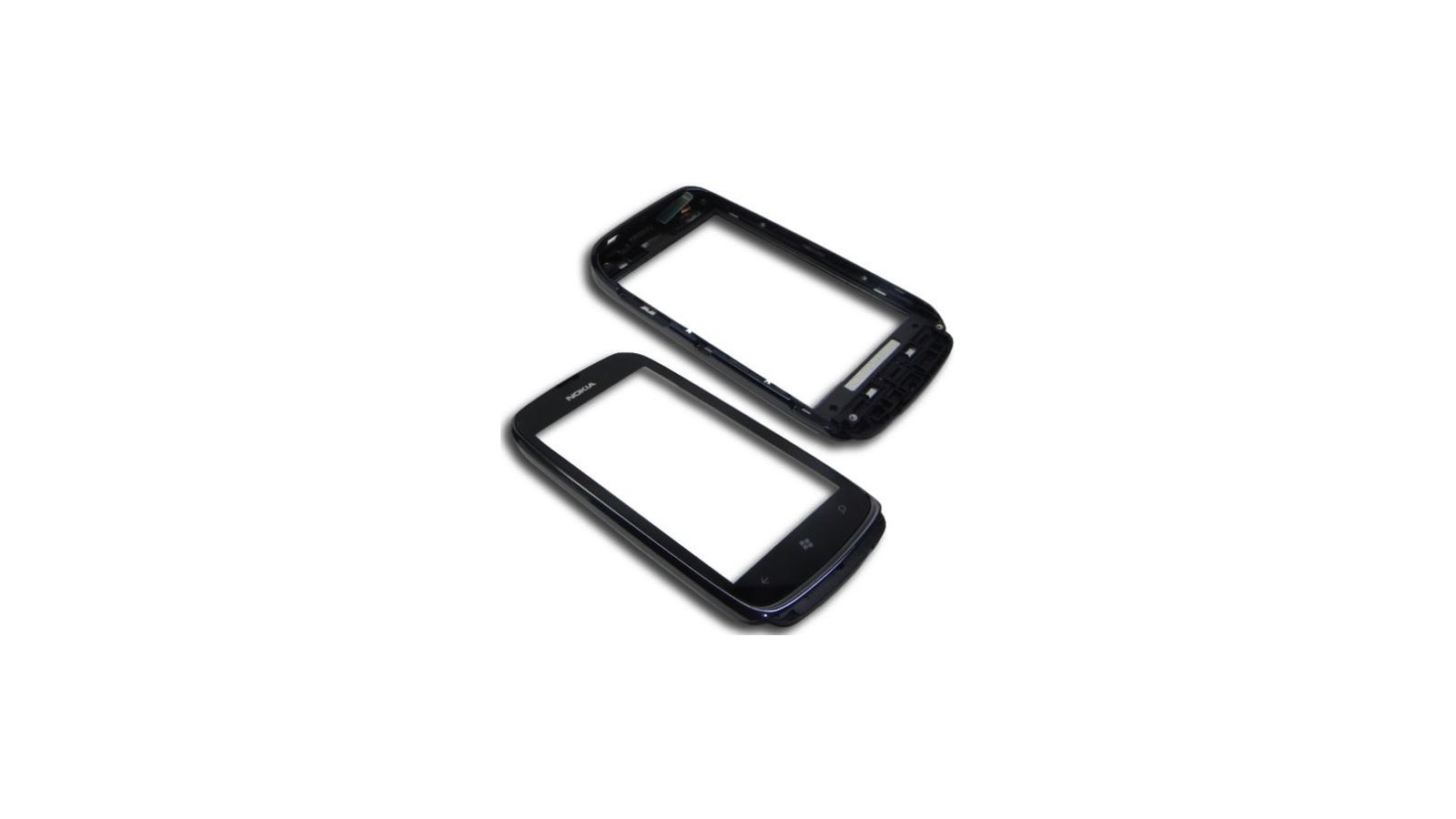 Touch Screen Vetro Nokia Lumia 610 completo cornice frame