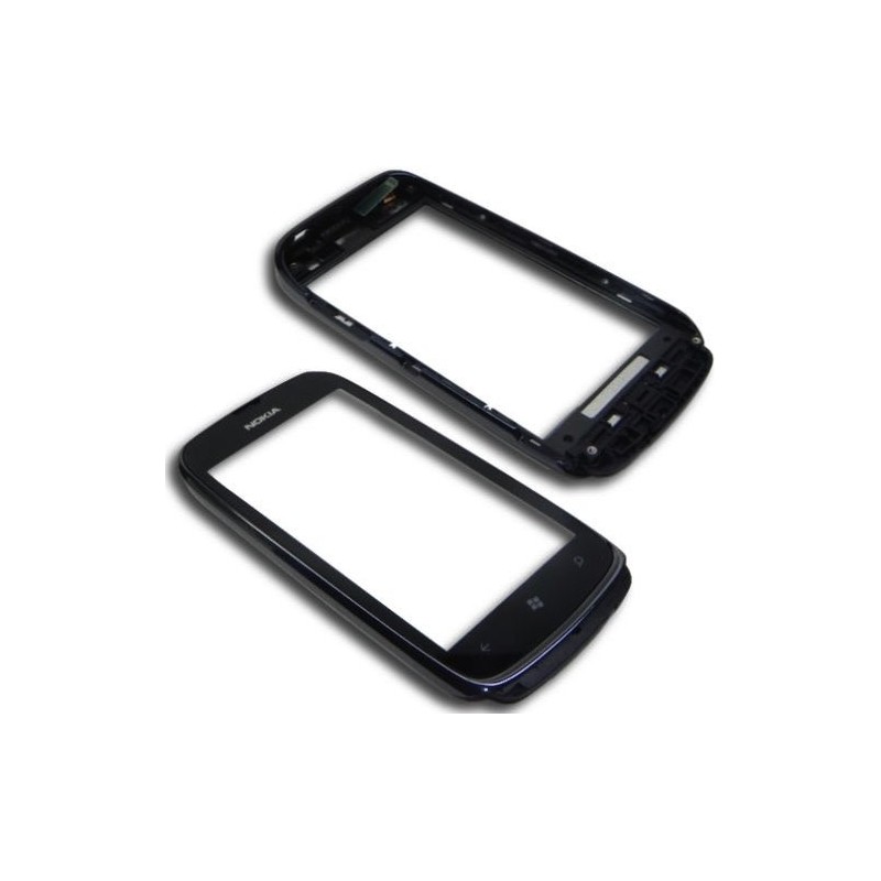 Touch Screen Vetro Nokia Lumia 610 completo cornice frame