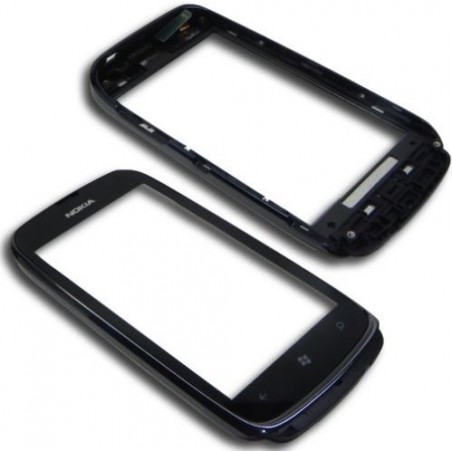 Touch Screen Vetro Nokia Lumia 610 completo cornice frame