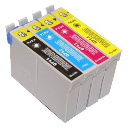 Cartuccia Inkjet Multipack per Epson T0711 T0712 T0713 T0714