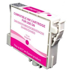 Cartuccia Inkjet per Epson T0613 Stylus D68 D88 DX3800 DX3850 DX4800 DX4850 magenta