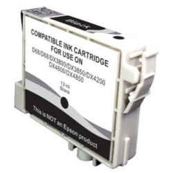 Cartuccia Inkjet per Epson T0611 Stylus D68 D88 DX3800 DX3850 DX4800 DX4850 nera