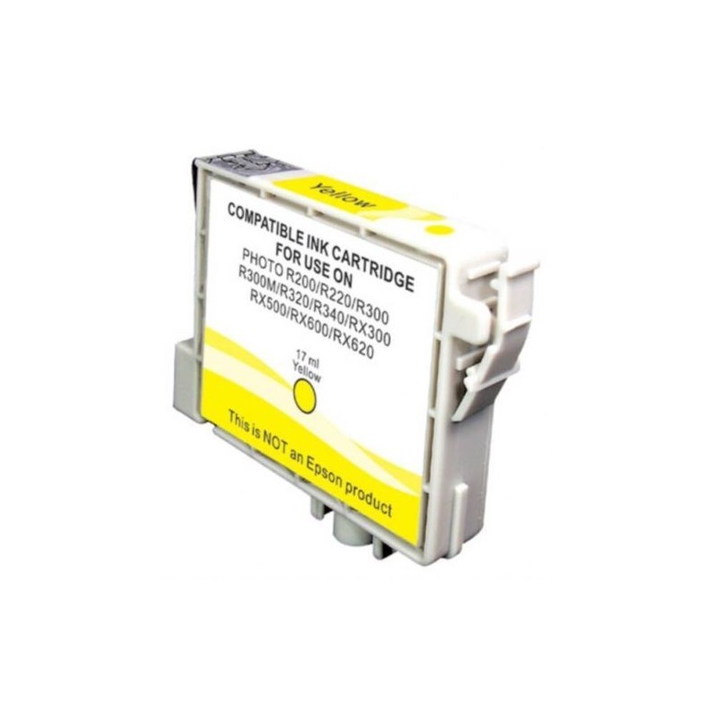 Cartuccia Inkjet compatibile Epson Stylus R200 R220 R300 R320 RX500 RX600 T0484 yellow