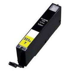 Cartuccia Inkjet compatibile Canon CLI-551Y CLI551 Pixma yellow con chip