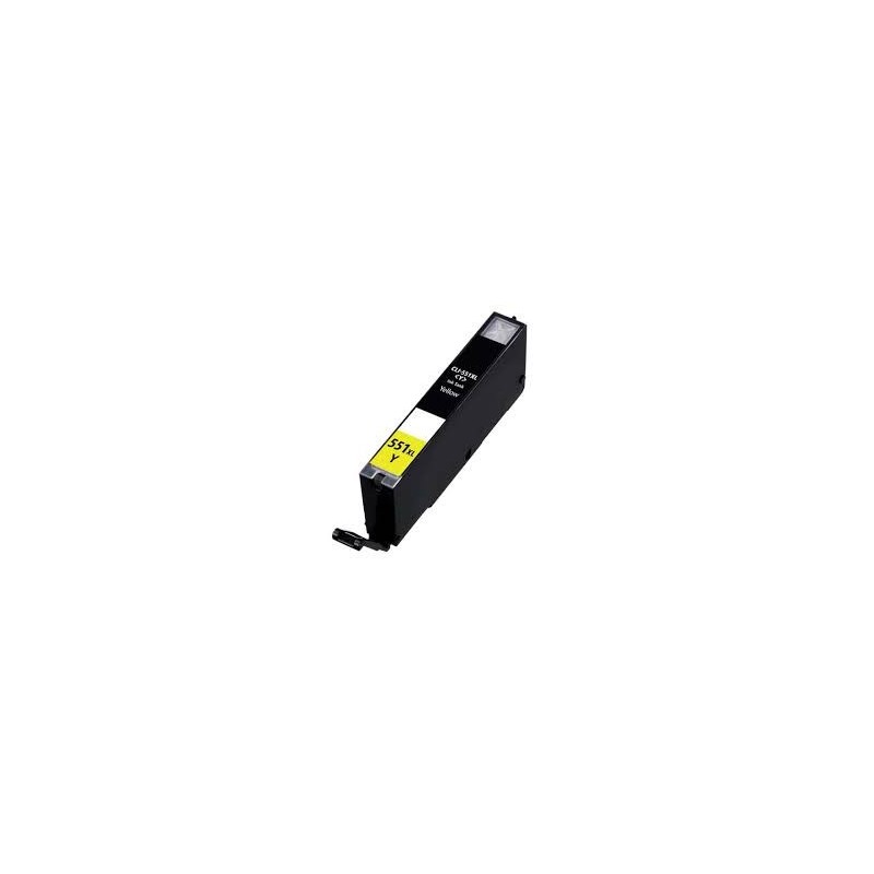 Cartuccia Inkjet compatibile Canon CLI-551Y CLI551 Pixma yellow con chip