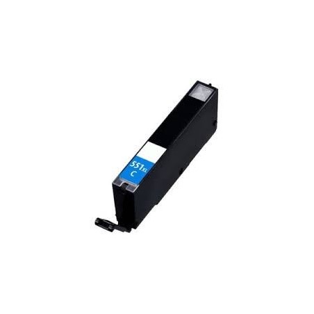 Cartuccia Inkjet compatibile Canon CLI-551C Pixma cyano con chip