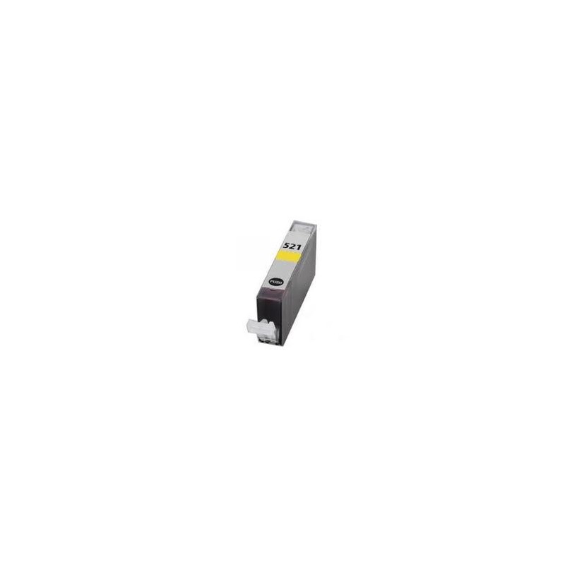 Cartuccia Inkjet compatibile Canon CLI-521Y CLI521 con chip yellow