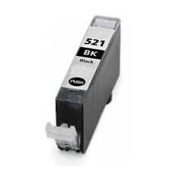 Cartuccia Inkjet compatibile Canon CLI-521BK CLI521 con chip nero
