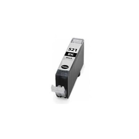 Cartuccia Inkjet compatibile Canon CLI-521BK CLI521 con chip nero