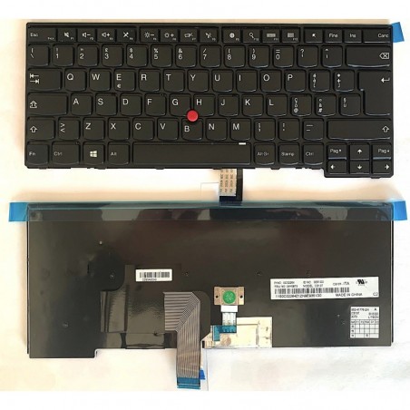 Tastiera italiana per Lenovo ThinkPad T450 E440 E450 L460 con Trackpad